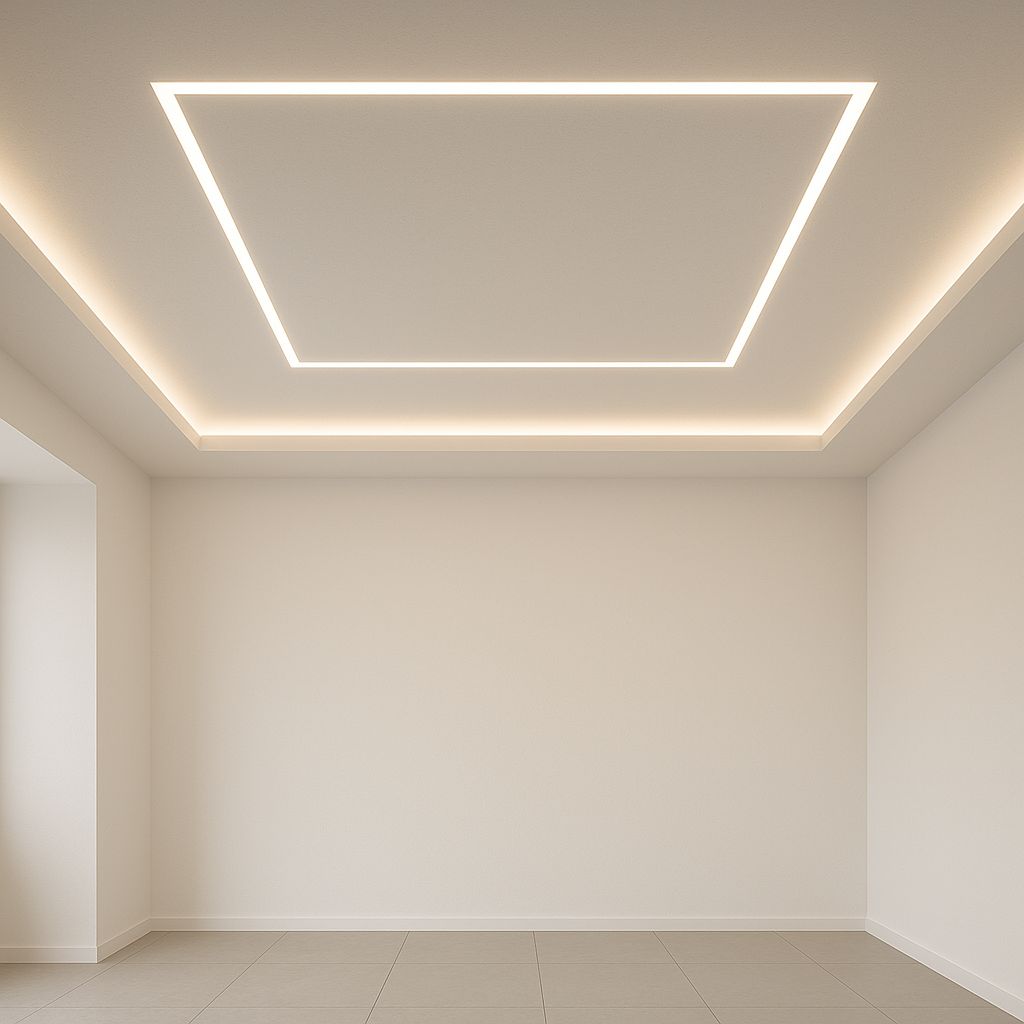 Faux Plafonds BA13 avec Gorges LED