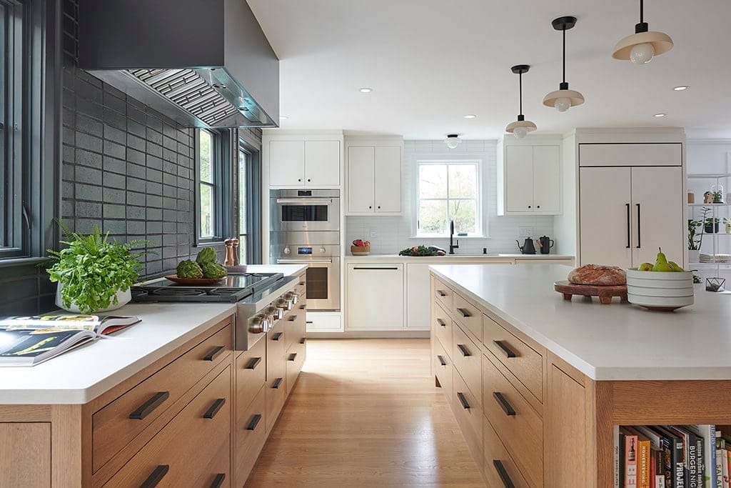 Rénovation cuisine familiale conviviale avec îlot central Aïn Diab Casablanca
